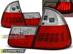 Задні ліхтарі BMW E46 99-05 RED WHITE LED