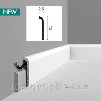 Підлоговий плінтус SX185 - CASCADE, 2м
