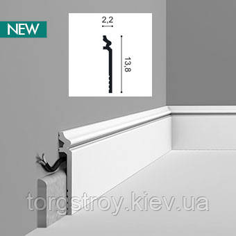 Підлоговий плінтус SX186 - CONTOUR, 2м