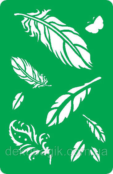 Трафарет багаторазовий самоклеючий ПР_24, 10х15см, фото 1