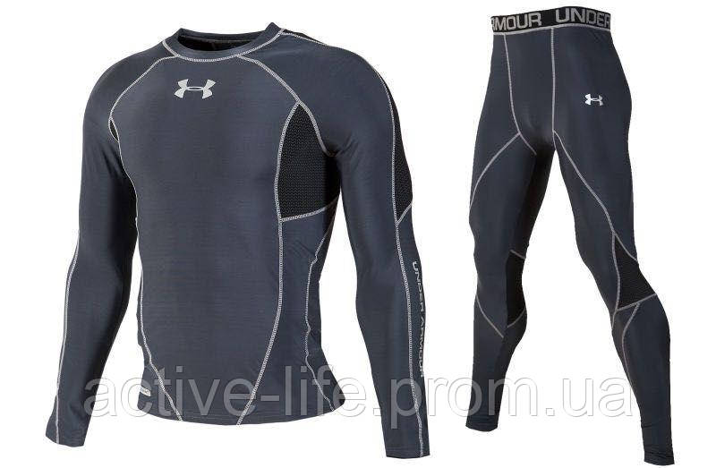 Розпродаж! Термобілизна зимова Under Armour Cold Gear (M, L,XL,XXL) лижна, комплект (кофта + штани)