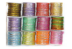 Мотузка декоративна 4,5м мікс кольорів (12)