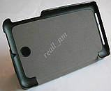 Рожевий шкіряний Premium smart cover чохол-книжка для планшета Asus Memo Pad 7 Me176C Me176CX K013, фото 3