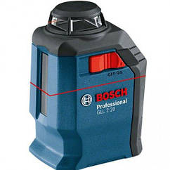 Нівелір лазерний лінійний Bosch GLL 2-20 Professional (0601063J00)