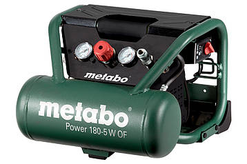 Безмасляний компресор Metabo Power 180-5 W OF Безкоштовна доставка по Україні!