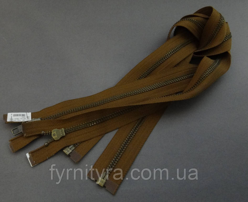 Метал YKK 75 cm 900 рудий 1 біг No 5 DA антик