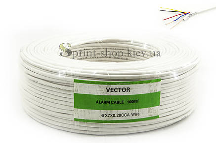 КАБЕЛЬ СИГНАЛІЗАЦІЙНИЙ VEСTOR 6 без екрана, фото 2