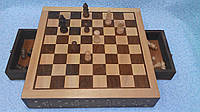 Шахматы деревянные резные размер 31*31