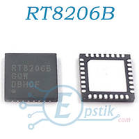 RT8206B контроллер питания WQFN-32L 5x5