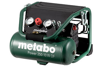 Безмасляний компресор Metabo POWER 250-10 W OF Безкоштовна доставка по Україні!