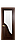 Міжкімнатні двері "Амата" зі склом сатин, фото 3