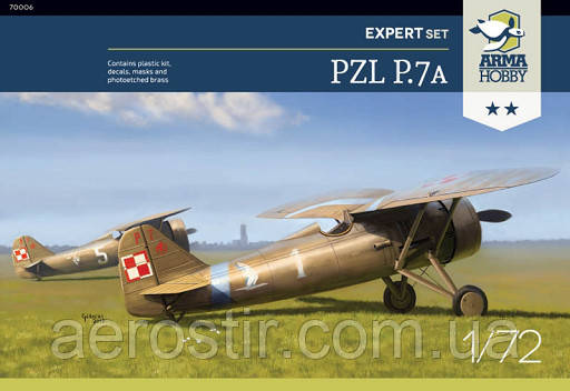 PZL P.7a 1/72 ARMA HOBBY 70006