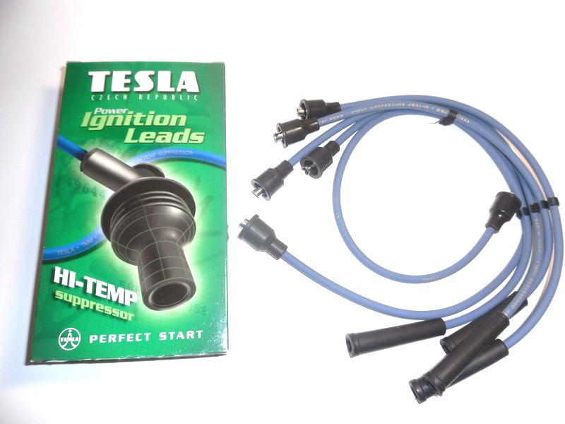 Провід високовольтні 2121-21214 Tesla T340H п/силікон (к-т 5 шт.) Нива Тайга 21213, фото 1