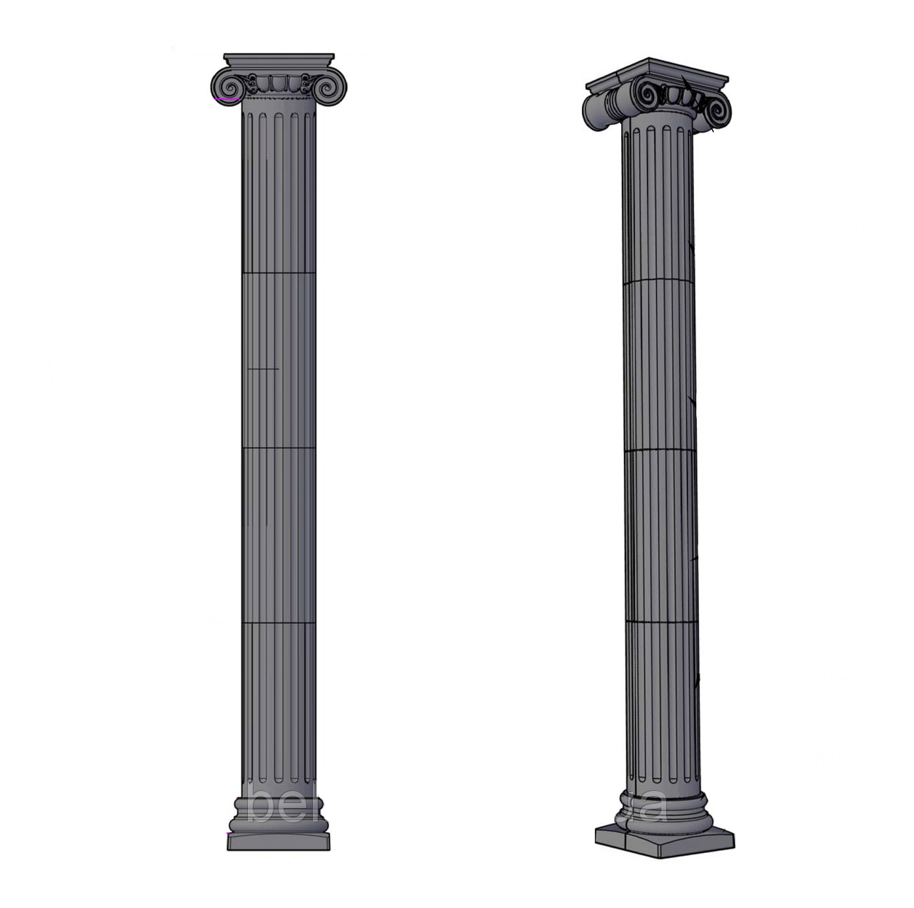 Колонна античная ∅292 мм c римской капителью: продажа, цена в Украине ...