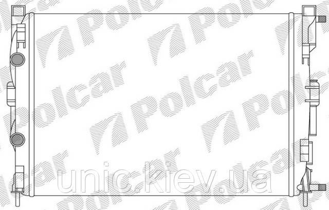 Радіатор охолодження 6012081X(8200116110), Рено Меган MEGANE II, 02-