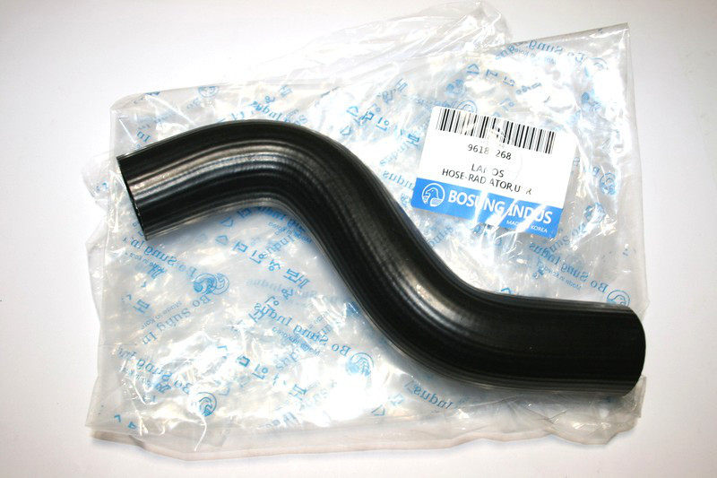 Патрубок радіатора ЛАНОС 1,5 з конд верхній BOSUNG Корея, фото 1