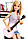 Набір лялька Барбі з гітарою і піаніно Barbie Girls Music Blonde Activity Playset, фото 3