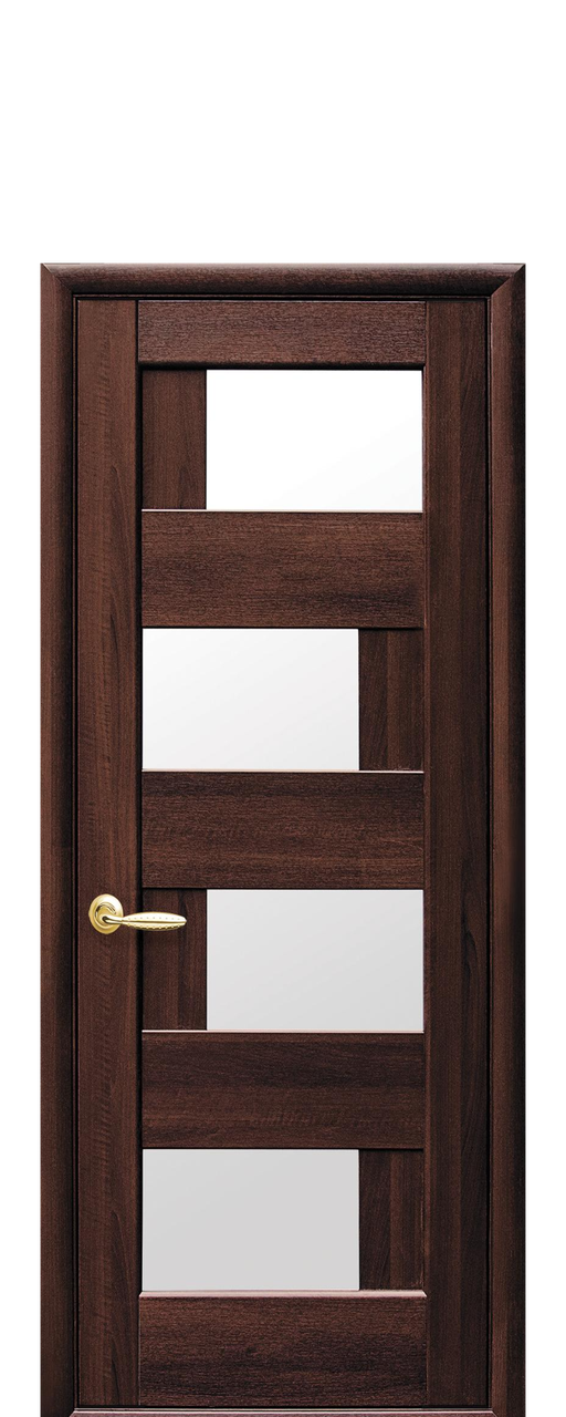 Міжкімнатні двері "Сієна" зі склом сатин