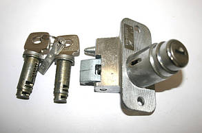 Замок багажника 2108, 2109, 2113, 2114 (хром) з личинками 2108-6305010