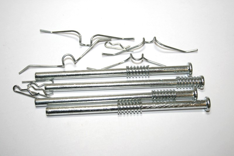 Солдатики передніх колодок + пружини чайки (к-т пакет) 2101-2107, фото 1