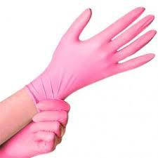 Рукавички одноразові SafeTouch Advanced Extend M Pink (без пудри), фото 2