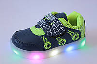 Дитячі кросівки з LED-підсвічуванням на хлопчика тм Boyang, фото 1