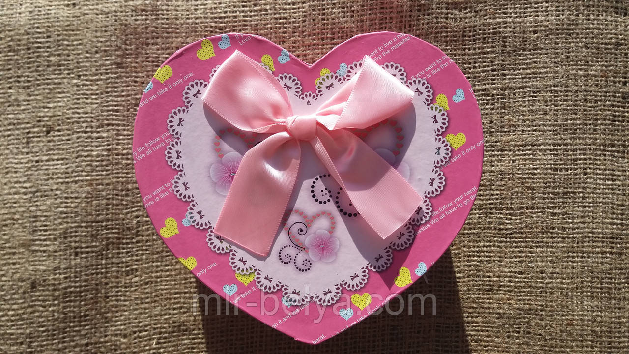 Коробка подарункова серце, фото 1