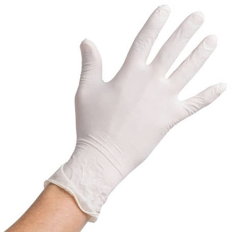 Рукавички одноразові SafeTouch Advanced Platinum S White (без пудри), фото 2