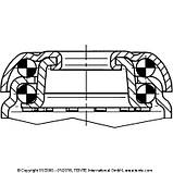 Поворотний ролик із колісним гальмом 2477 PAP 100 P30-13, Ø 100 мм, фото 2