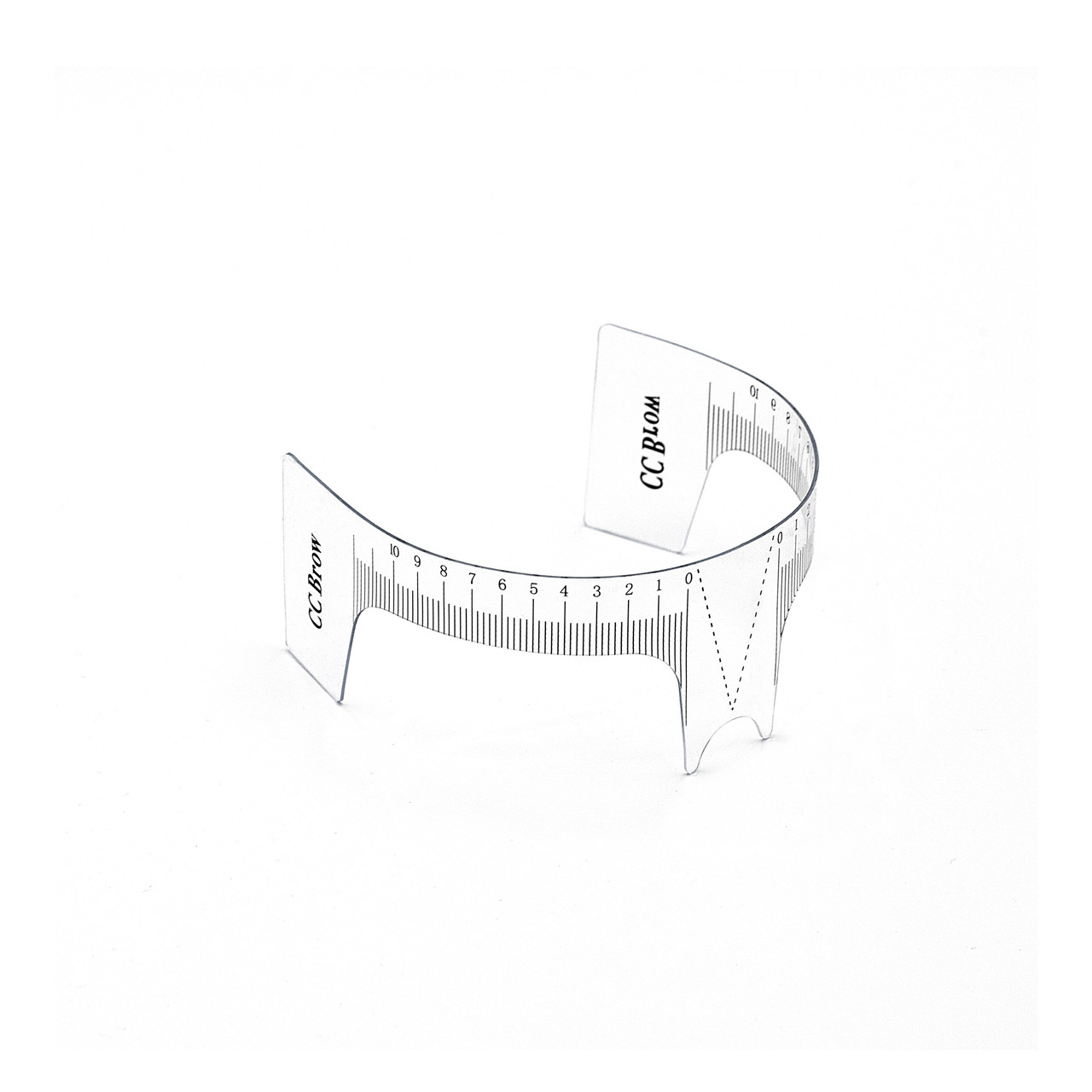 CC Brow. Лінійка для брів з вирізом для носа., фото 1