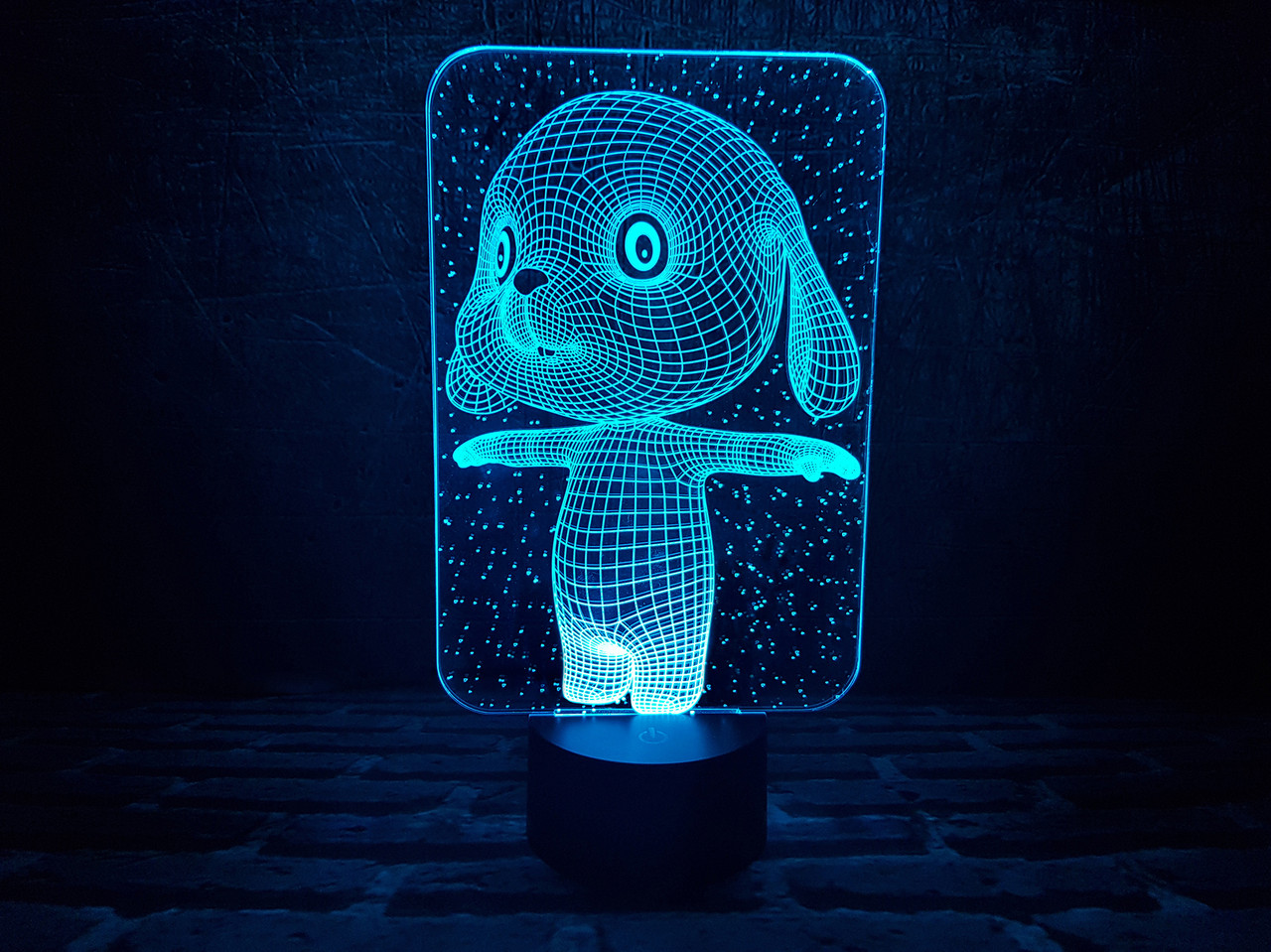 Змінна пластина для 3D ламп "Зайка" 3DTOYSLAMP, фото 1