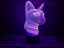 Змінна пластина для 3D-ламп "Кішечка" 3DTOYSLAMP
