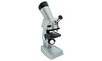 Микроскоп с оптическими линзами (проектор, увеличение в 100, 300, 1000 раз) EDU-TOYS