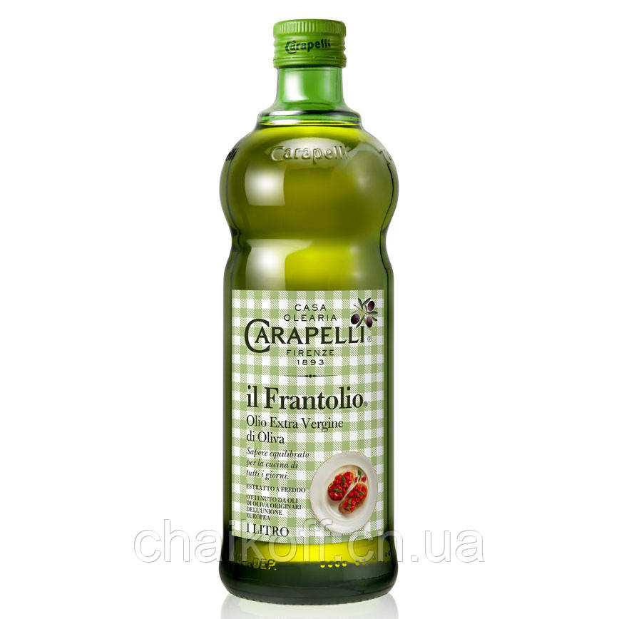 Олія оливкова Carapelli il Frantolio 1 л, фото 1