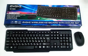 Бездротова клавіатура + мишка W1080