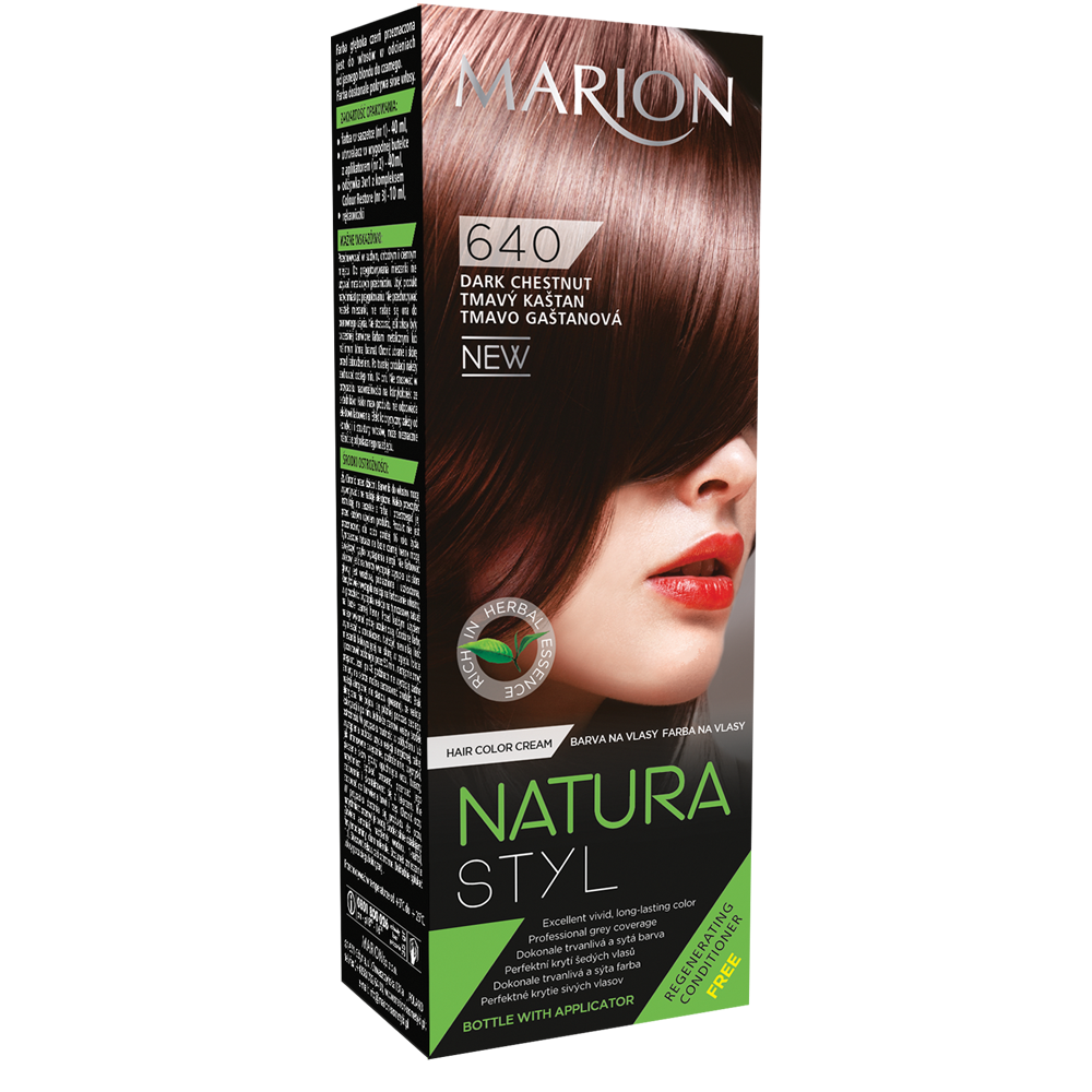 Фарба для волосся Marion Natural Styl 640 Темний каштан 40/40/10 мл (4118033)