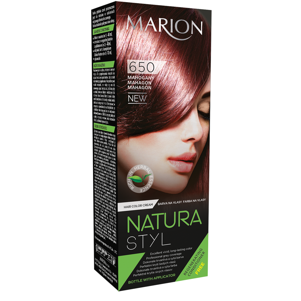 Фарба для волосся Marion Natural Styl 650 Махагон 40/40/10 мл (4118034)