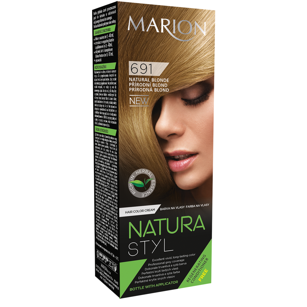 Фарба для волосся Marion Natural Styl 691 Натуральний блонд 40/40/10 мл (4118037)