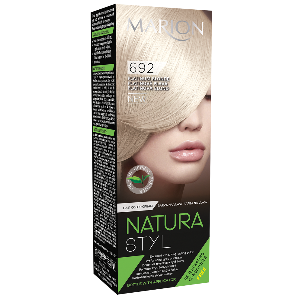 Фарба для волосся Marion Natural Styl 692 Платиновий блонд 40/40/10 мл (4118038)