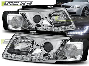 Фары VW PASSAT B5 3B 11.96-08.00 DAYLIGHT CHROME