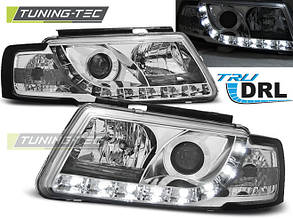 Фари VW PASSAT B5 3B 11.96-08.00 TRU DRL CHROME