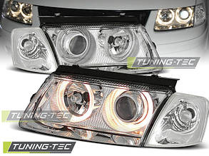 Фары VW PASSAT B5 3B 11.96-08.00 ANGEL EYES CHROME