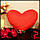 Світна подушка "I love you" (червона), фото 5