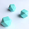 МІНІ гексагон (тіффані) 14мм, силіконова намистина, фото 2