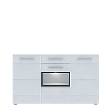 Комод Вітрина сервант у вітальню з ДСП/МДФ 3Д1Ш Barry C Blonski