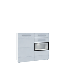 Комод Вітрина сервант у вітальню з ДСП/МДФ 2Д1Ш правий Barry D Blonski