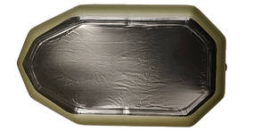 Човен BARK B-190, Одномісна Надувна Веслова ПВХ човен, Гумова Барк Б-190, без килимка, весла-гребки, фото 2