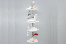 Полиці у ванну кімнату пластикові