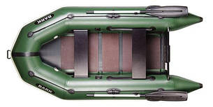 Човен BARK BT-270, Двомісна Надувна Моторна ПВХ Гумова Барк БТ-270, Рейковий статевої настил, Під мотор, фото 1