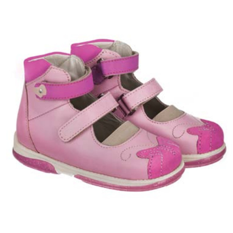 Ортопедические туфли для девочек Memo Princessa 3JE Розовые - фото 1 - id-p645668807